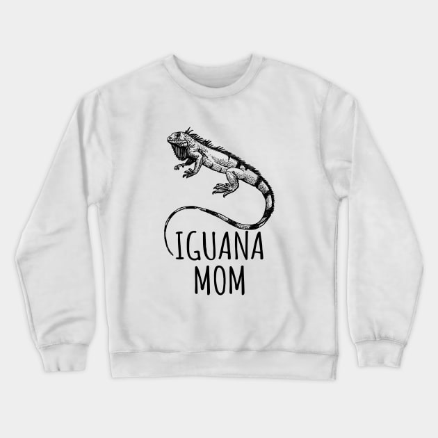 Iguana Mom Crewneck Sweatshirt by LunaMay